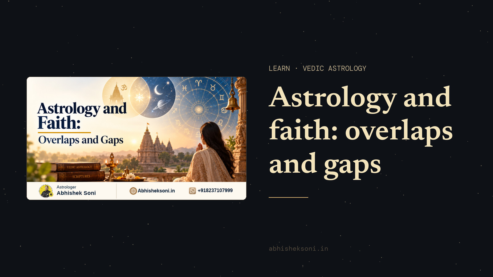 Astrology and faith: overlaps and gaps